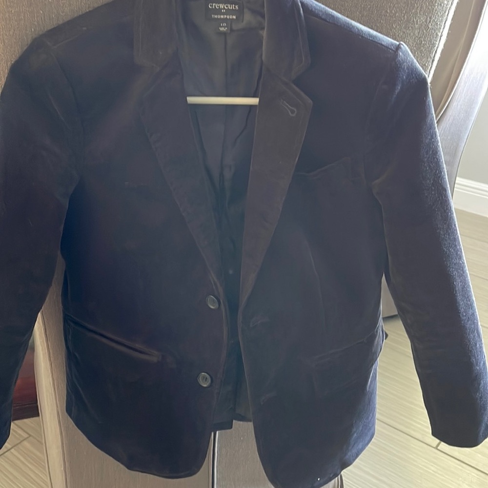 Boys Crewcuts Velvet Blazer